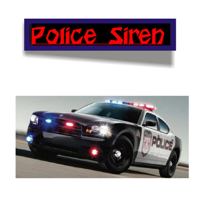 police car siren picture